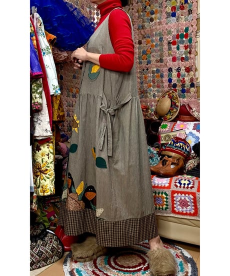 90s flower patch dress