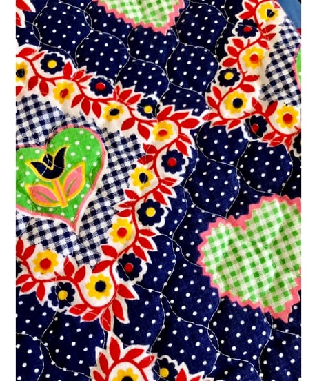70s heart motif quietd skirt