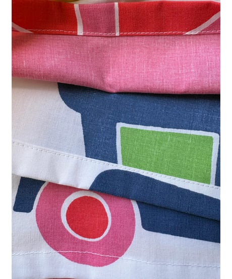 marimekko bo-boo super wide leg pants（70s fabric）