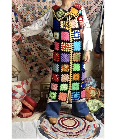 granny square dress