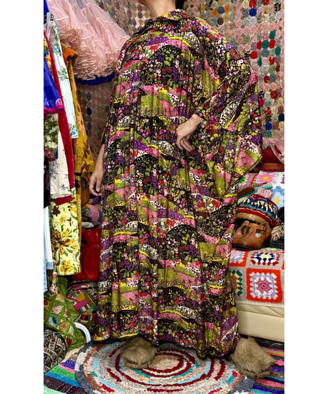 60s botanical dress