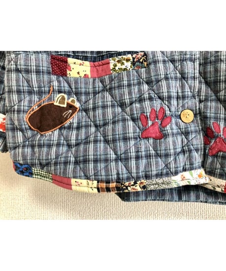 w.face quilting cat jacket