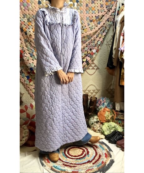 70's quilting flower dress