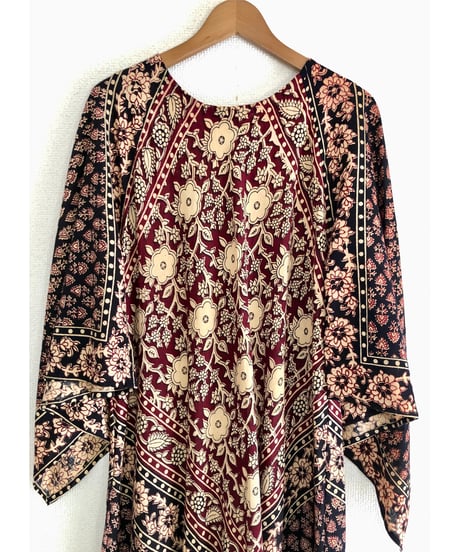 70s pakistan cotton  dress