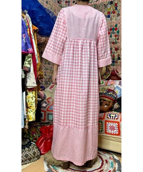 gingham easy dress