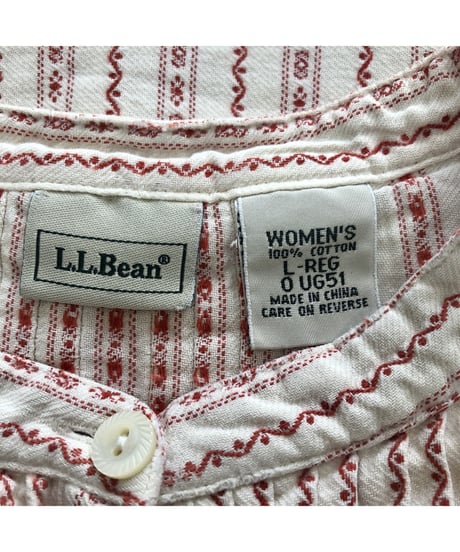 L.L.Bean  flannel one-piece