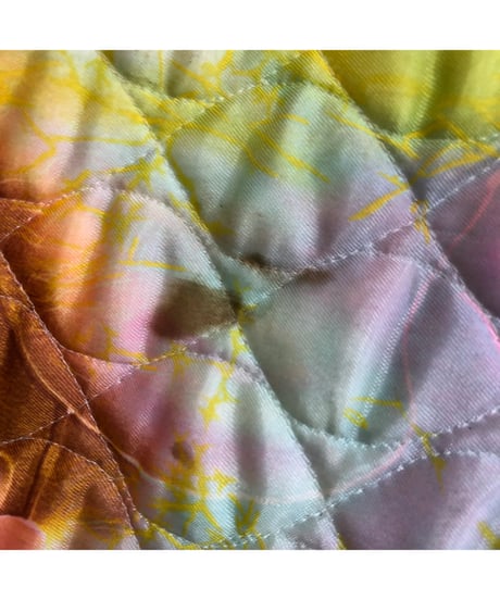 70s quilted super wide pants