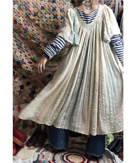vintage greece gauze one-piece