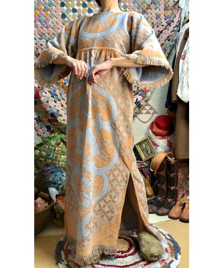 70s pile dress
