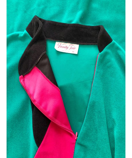 70's fleece dress