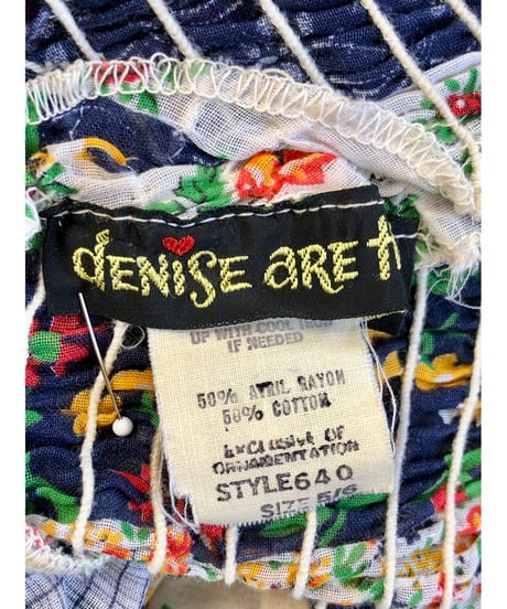 70s patchwork print dress