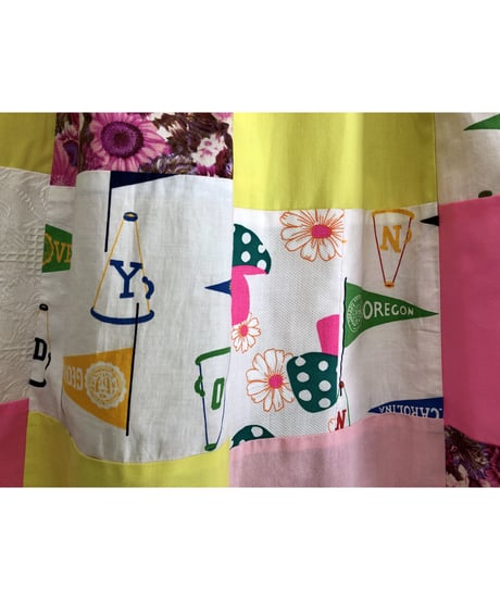 70's patchwork skirt