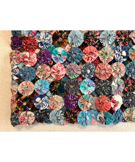 yo-yo quilt vest