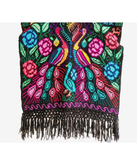 mexican peacock poncho