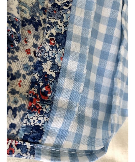 flower plaid dress