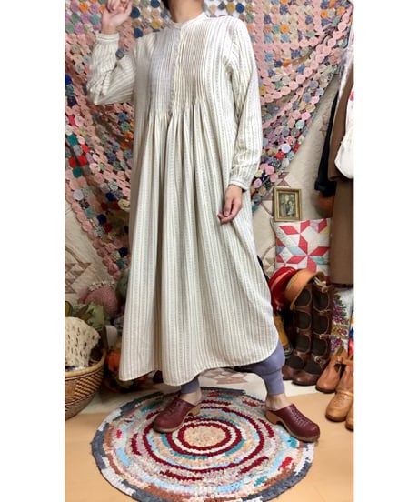 l.l.bean flannel dress（blu）