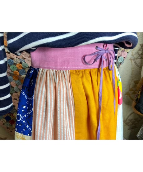 70's patchwork skirt