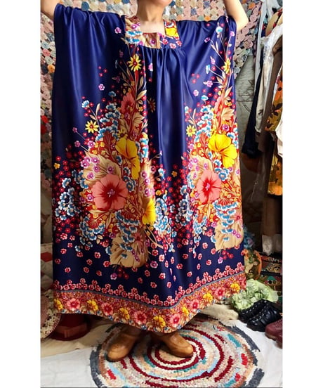 flower kaftan dress