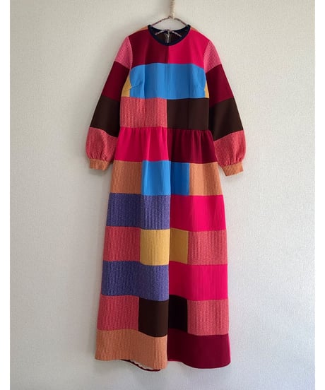 60's patchwork dress