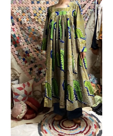 bell sleeve batik dress