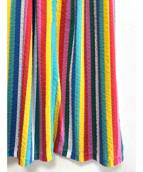 70s mulch stripe easy dress