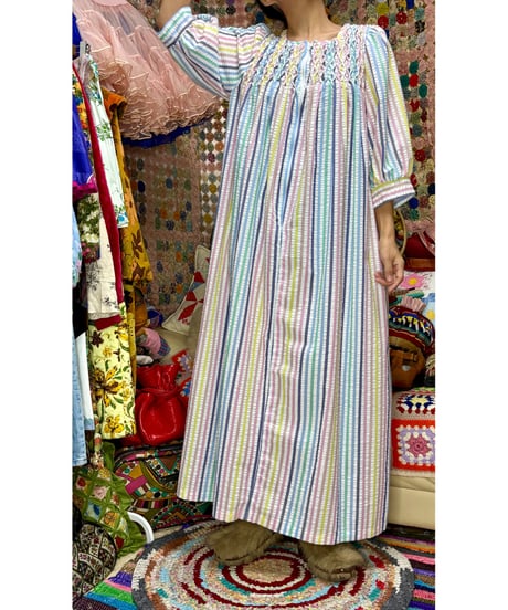 stripe easy dress