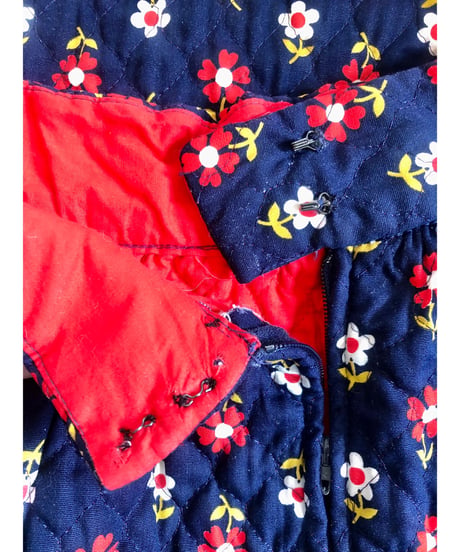 70s quilted flower skirt