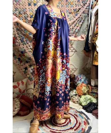flower kaftan dress