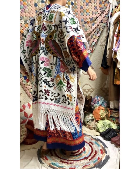 mexican peacock poncho