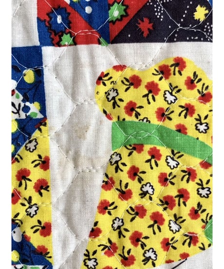 patchwork print quilting skirt