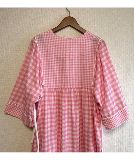 gingham easy dress