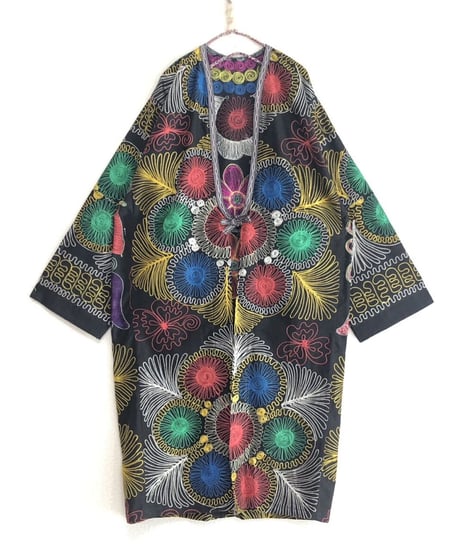 suzani embroidered robe