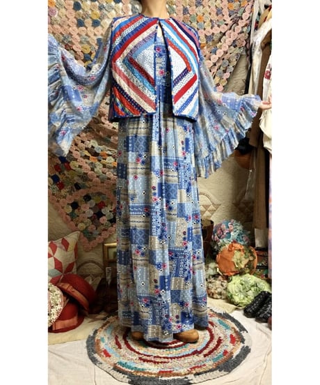 vintage patchwork vest