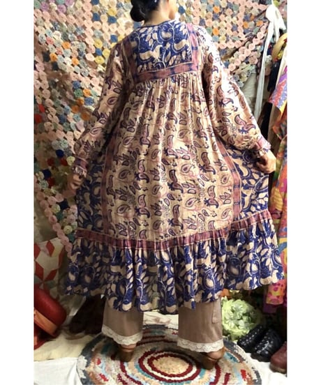 vintage indian cotton dress ③