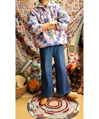 80s patchwork quilt jacket