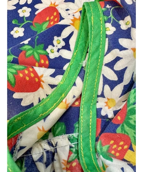 70s strawberry dress