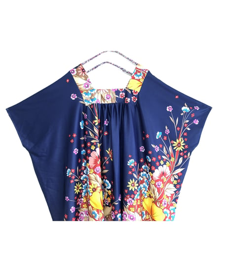 flower kaftan dress