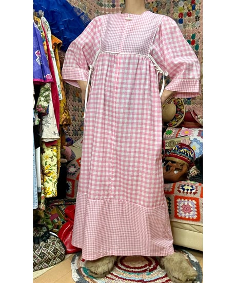 gingham easy dress