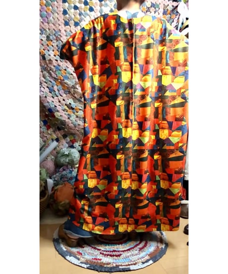 70s psychedelic easy dress