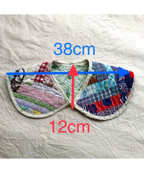 【Quilt original 】patchwork quilt collar ⑤