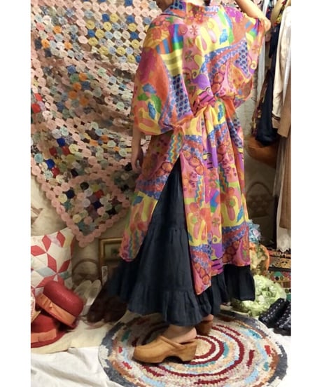 60's Joseph magnin psychedelic one-piece