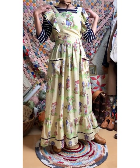 holly hobbie apron dress