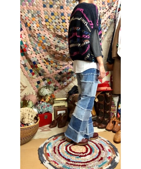 round knit vest