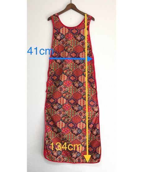 paisley apron dress