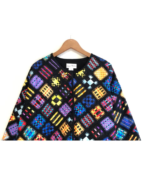 ribbon woven jacket