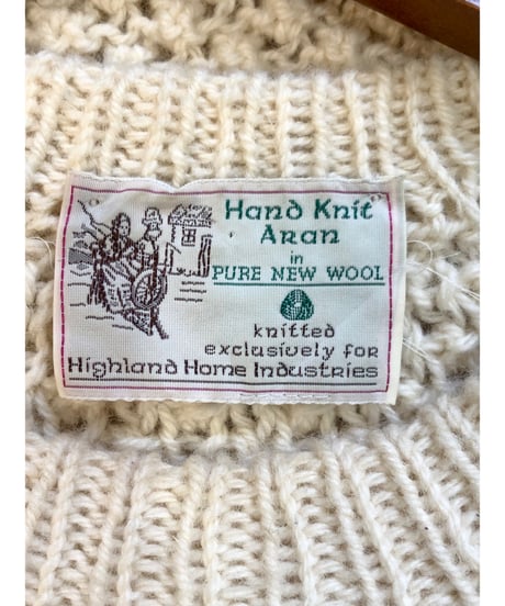 aran knit vest