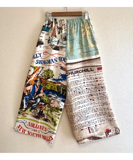 tea towel super wide leg pants A
