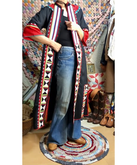 patchwork ethnic dress