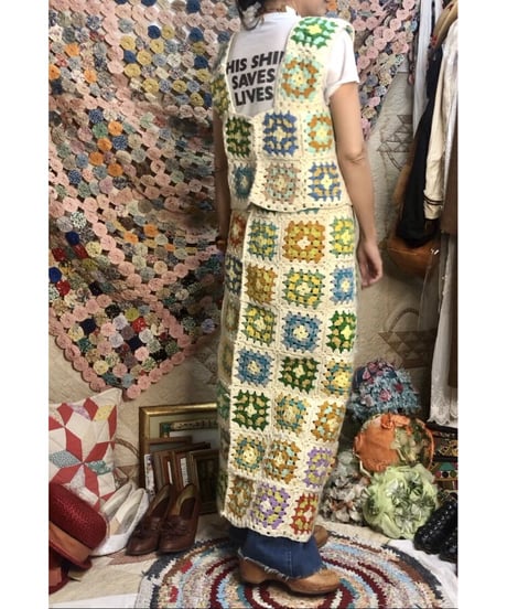granny square vest