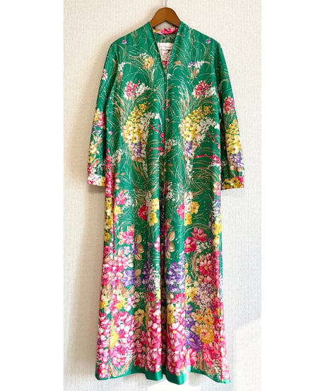 70s flower easy dress